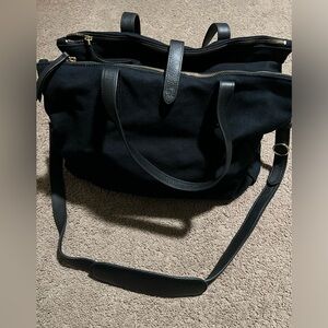 Cuyana Black Canvas Tote Bag